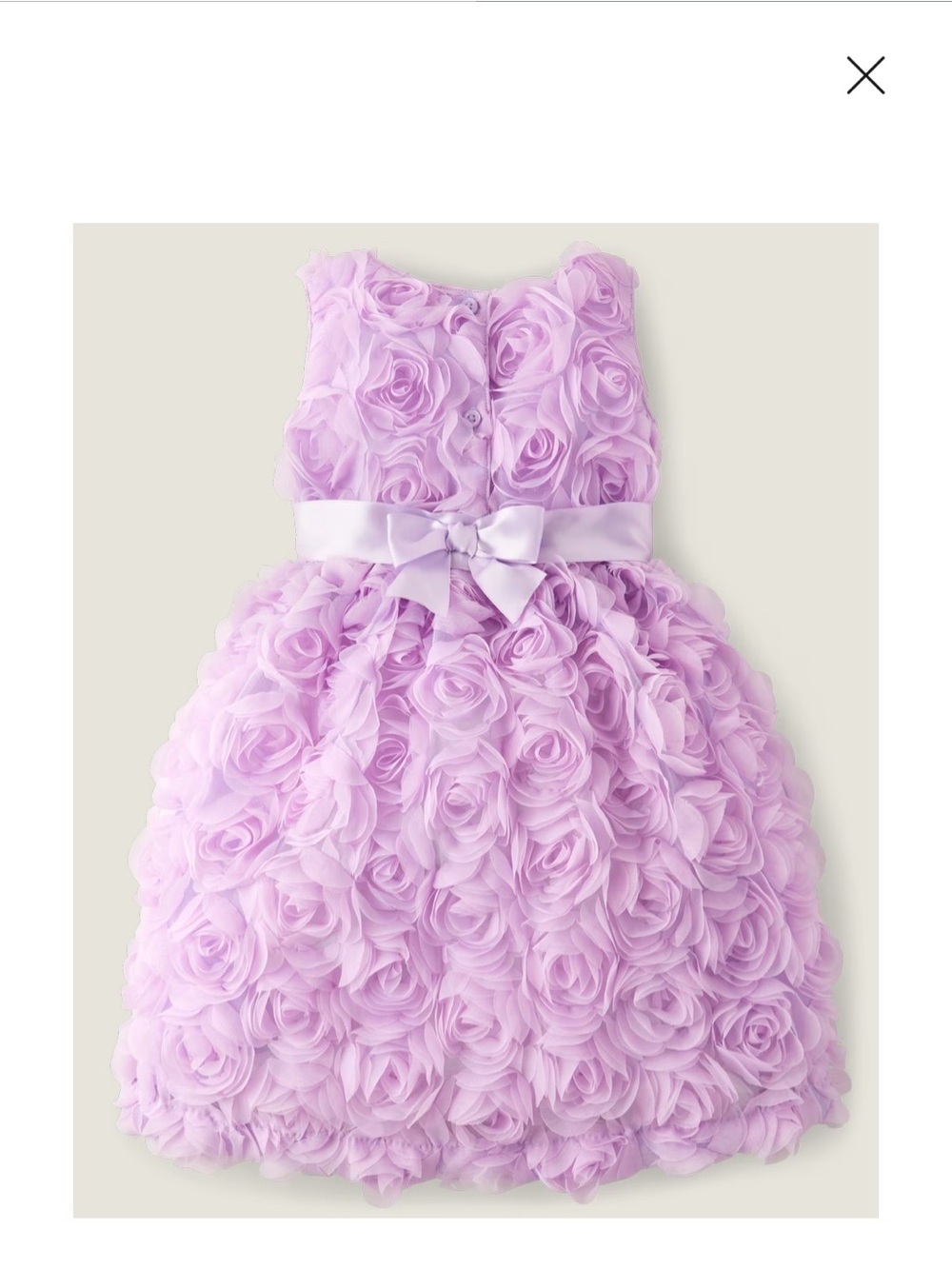 Gymboree Lilac Special Occasion Dress - Shimmery Satin Finish - Picture 3 of 7